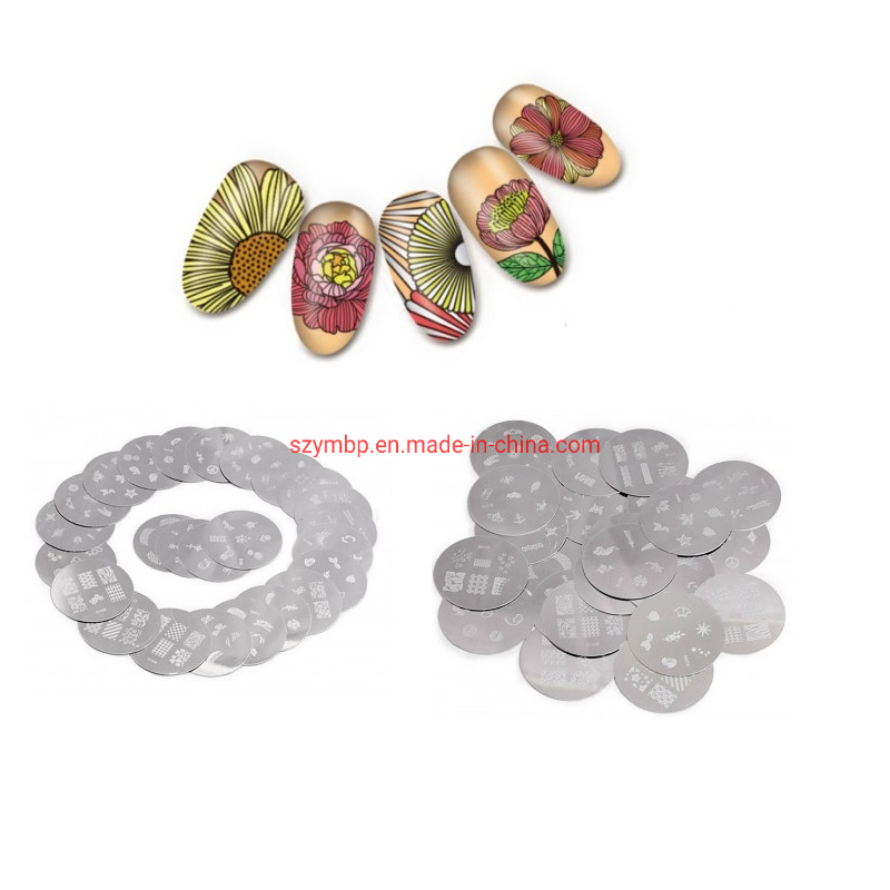 Custom Stainless Steel Elegant Promotion Nail Stamping Plate