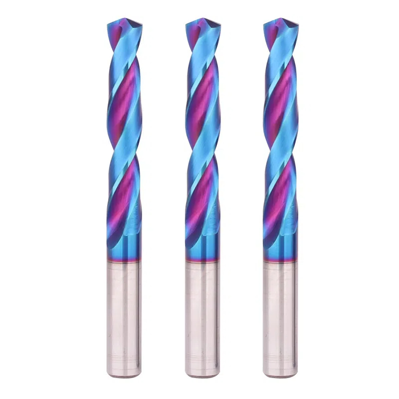 3D/5D/8d/12D/20d/25D 4s 6s External Cold Drill External Cold Tungsten Steel Carbide Twist Drill HRC65 Carbide Drill Bits