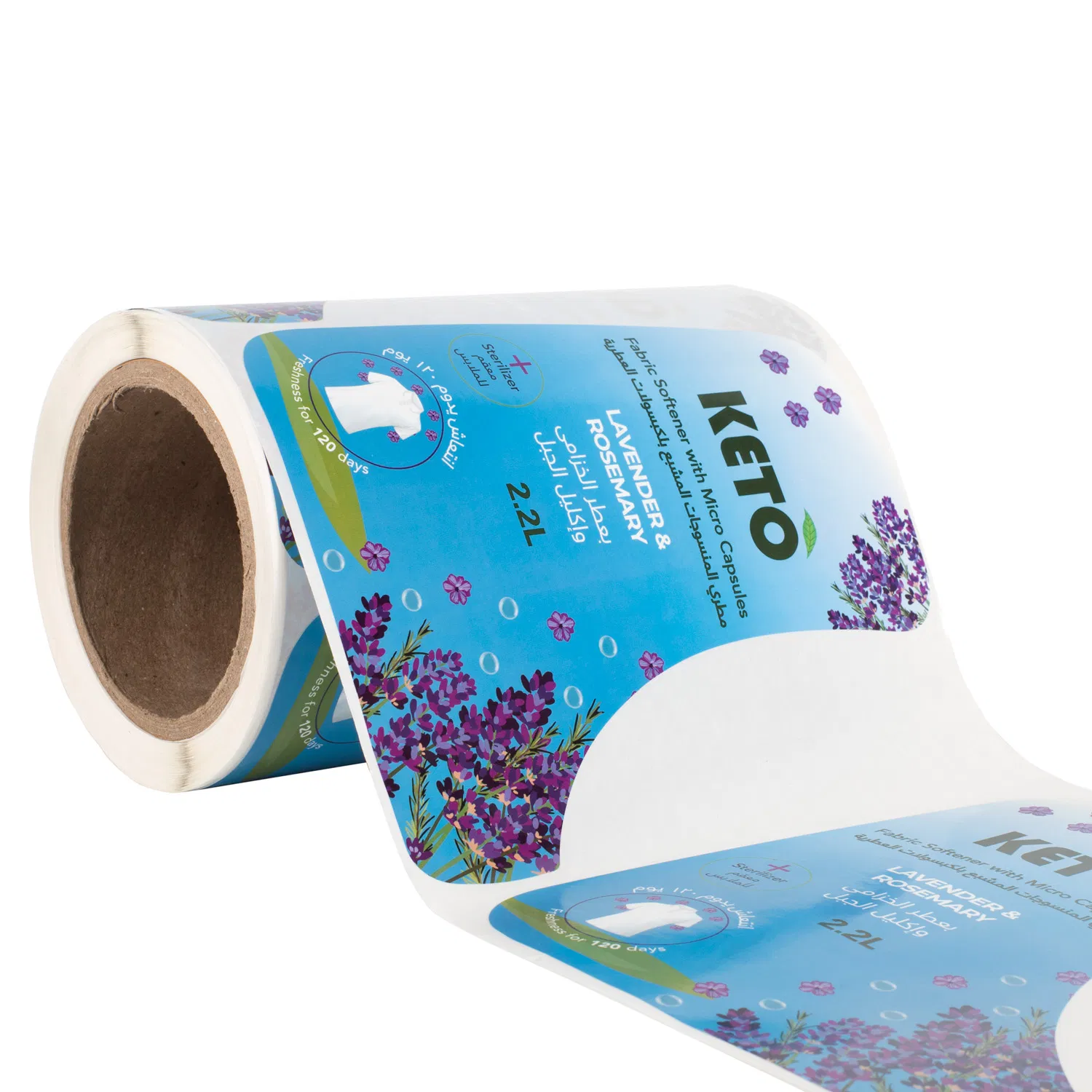 Factory Direct PE/PP/PVC/Pet/Vinyl/Silver Adhesive Glossy Label Sticker