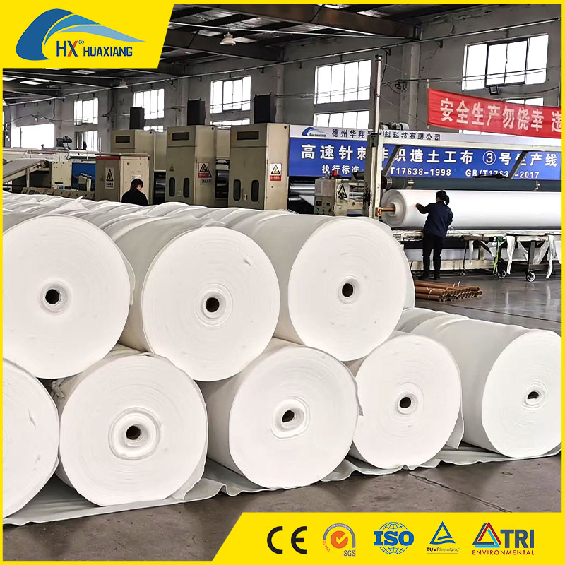 Pet Polyester Filament/Long Fiber Non Woven Geotextile Manufacturer for Filtration
