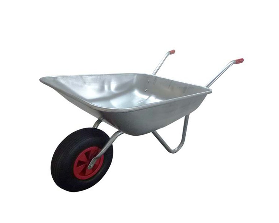 Custom Metal Wheelbarrows with Solid Wheels for Concrete/Garden/Construction in South Africa in Multiple Sizes
