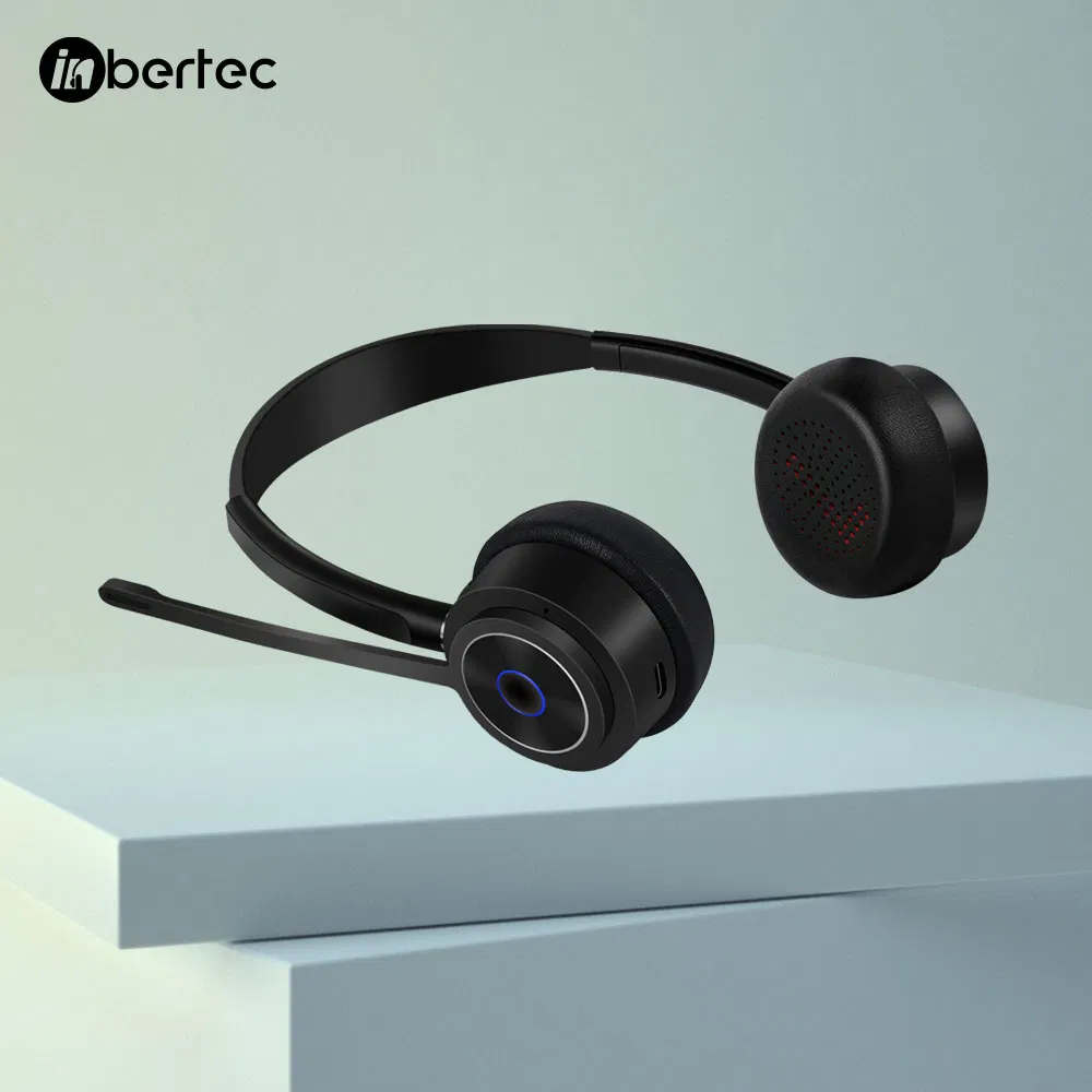 Noise-Canceling Headset Advanced Call Center Bluetooth Headset with Microphone