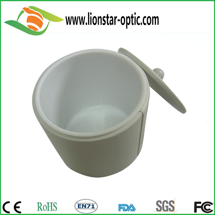 Large Champagne Storage Plastic and PU Leather Ice Bucket