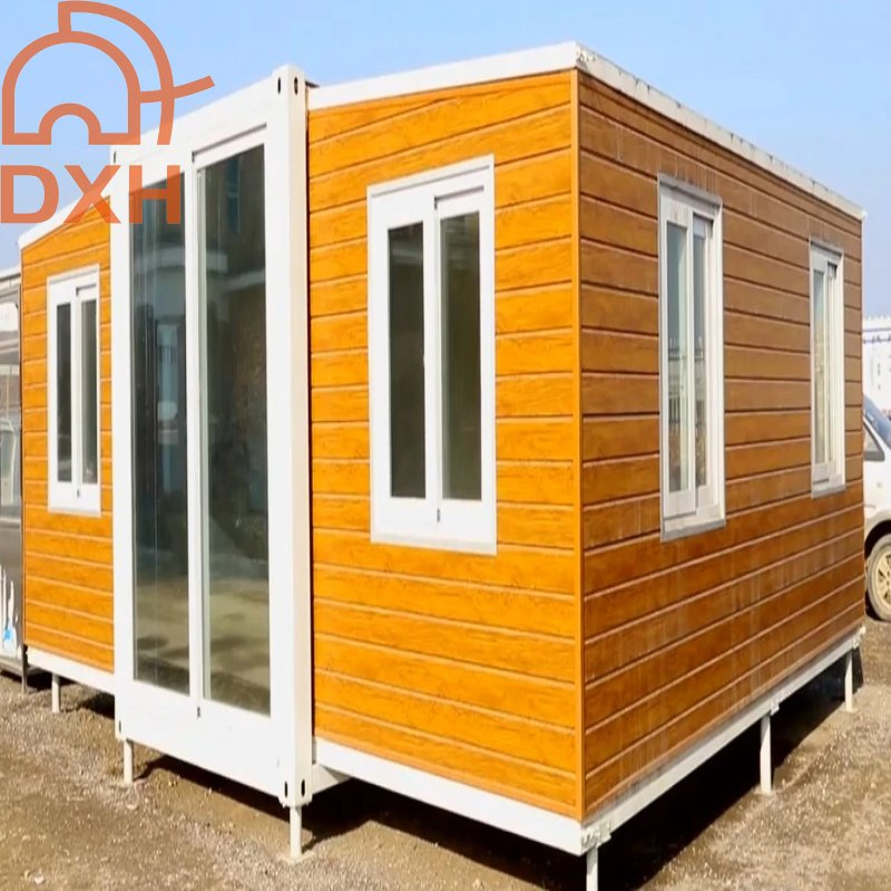 Warehouse Hotel Resort Airbnb Sandwich Panel Dxh China Prefab Backyard Guest House Prefabricated Expandable Container Home