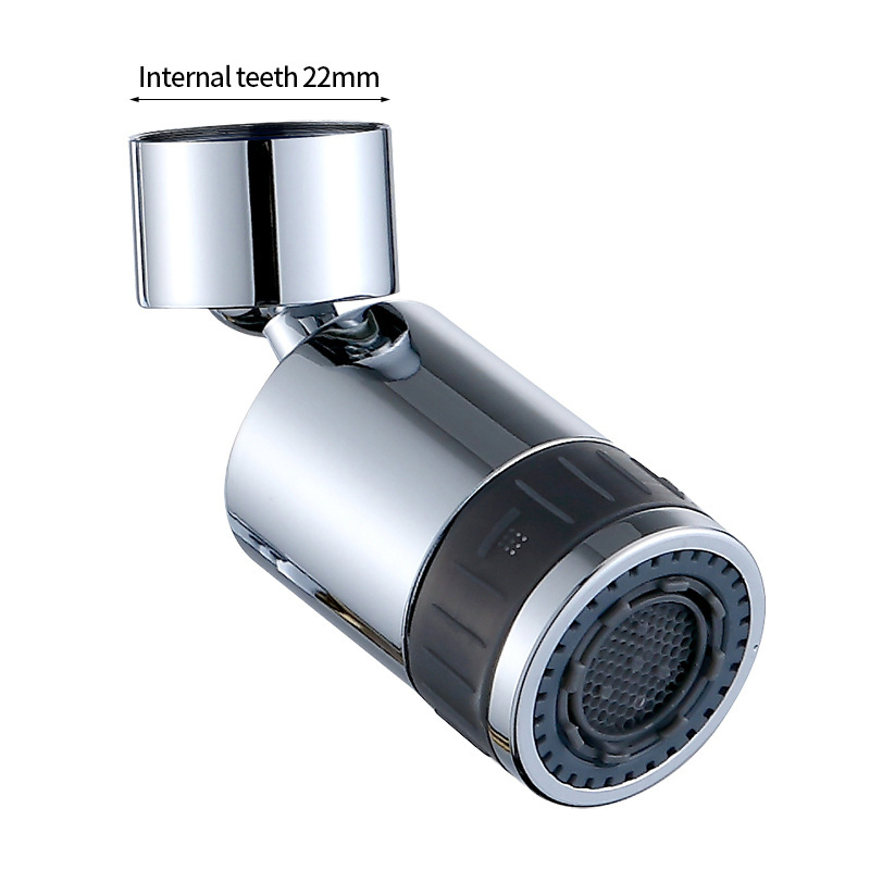 Аэратор для смесителя с двумя режимами струи, 720° вращение