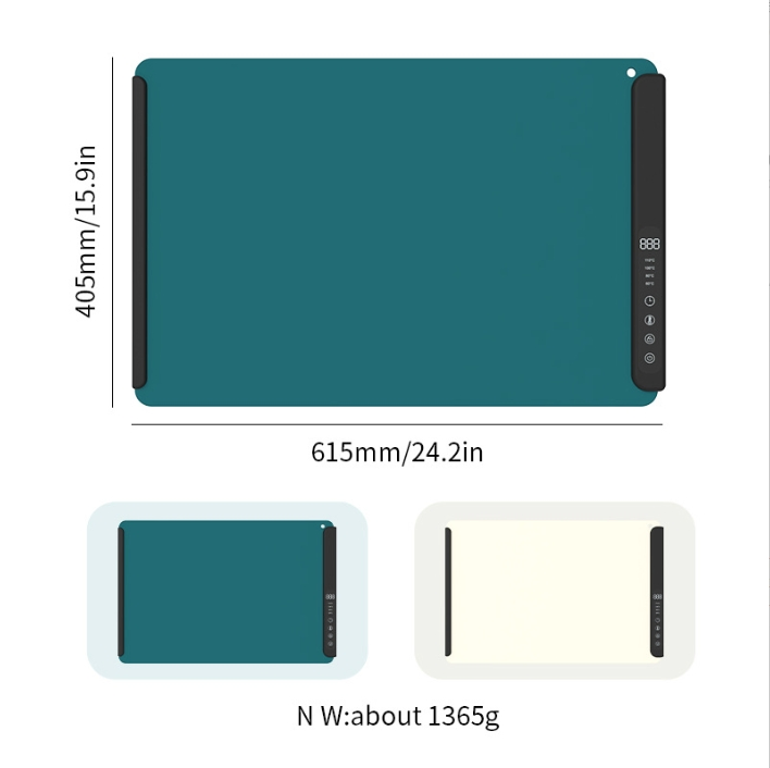 Silicone Warm Dish Mat, Heating Plate for Food, Hot Food Warmer Pad, Table Food Insulation Mat, Multi-Function Heat Retaining Dish Mat