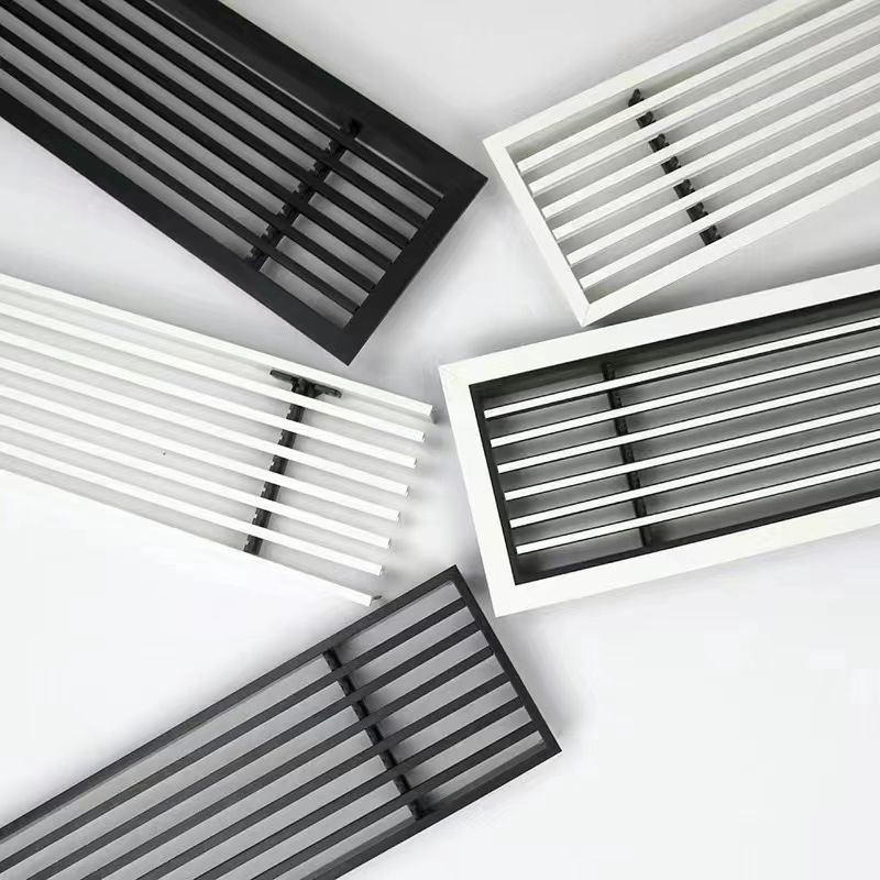 Manufacturer's Double Deflection Air Vent Grille Aluminum Ceiling Plantation Shutter Ventilation Grille Louvers
