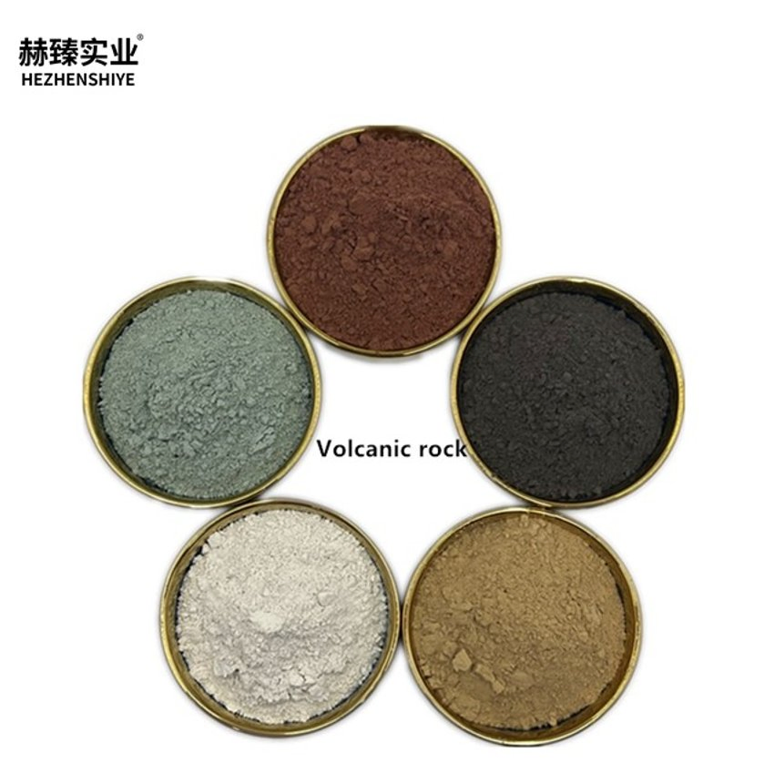 Garden Landscape Uses 3-5 Cm Volcanic Stone, Porous Volcanic Stone Particles in Red