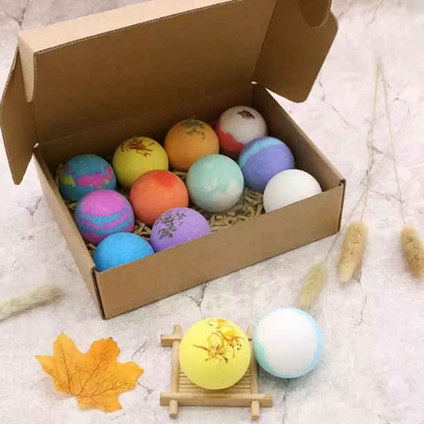 Relaxing SPA Experience Handmade Colorful Bath Bombs Set