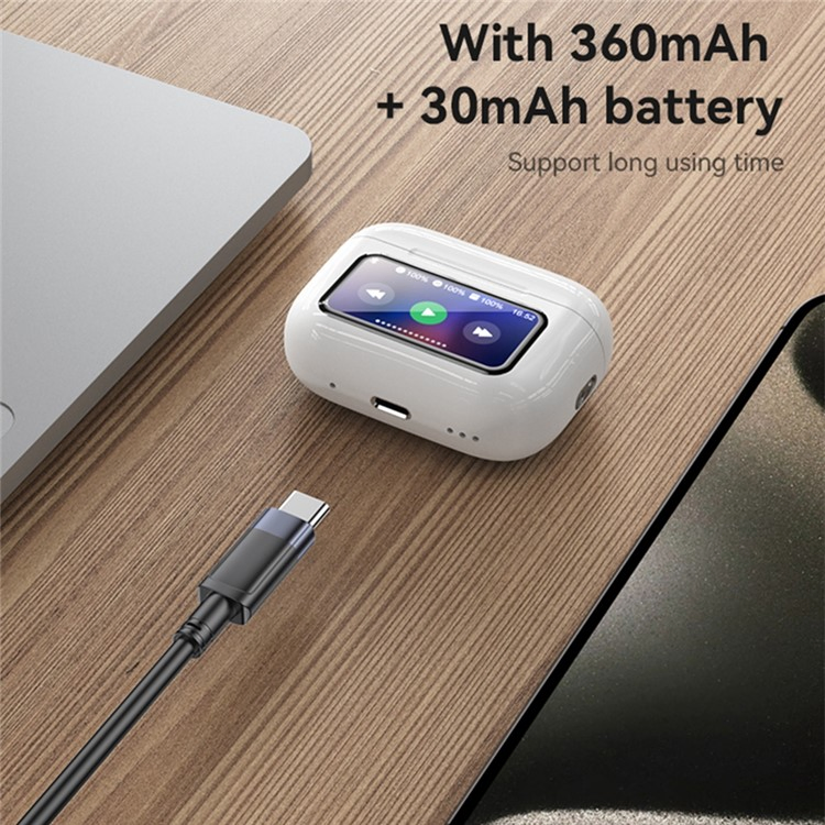 Беспроводные наушники TWS29 с шумоподавлением и LCD дисплеем