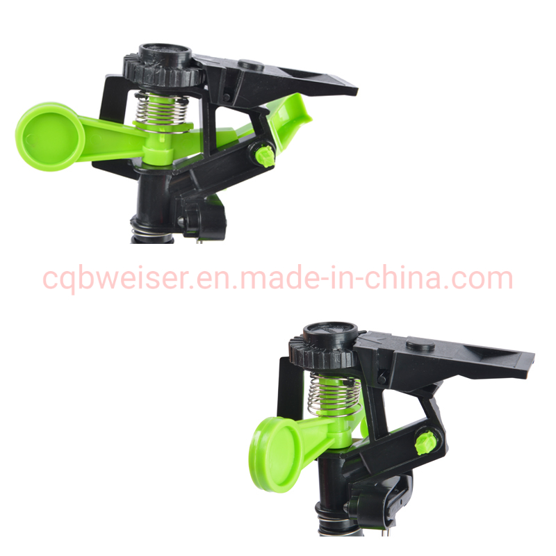 Garden Lawn Water Irrigation Pulsating Plastic Impulse Spike Sprinkler