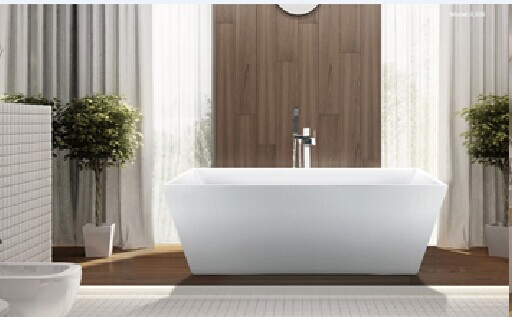 Popular Luxury Oval Simple Portable Indoor Bathtub (JL608)