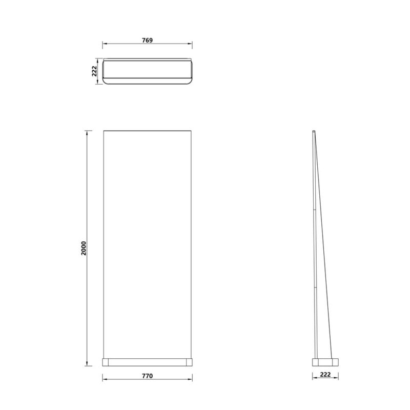 Portable Economy Roll up Banner Stand for Exhibitions Advertising Events