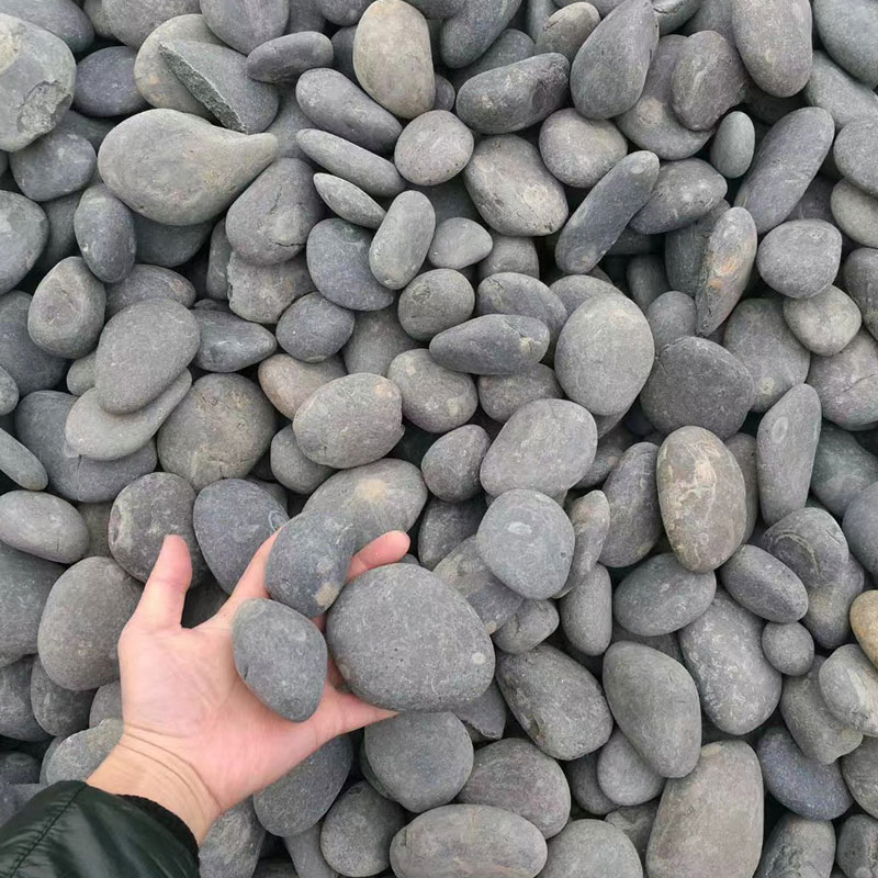 Decorative River Rock Multicolored Polished Stones Natural Polished/Honed Color Wholesale Black Pebbles Price