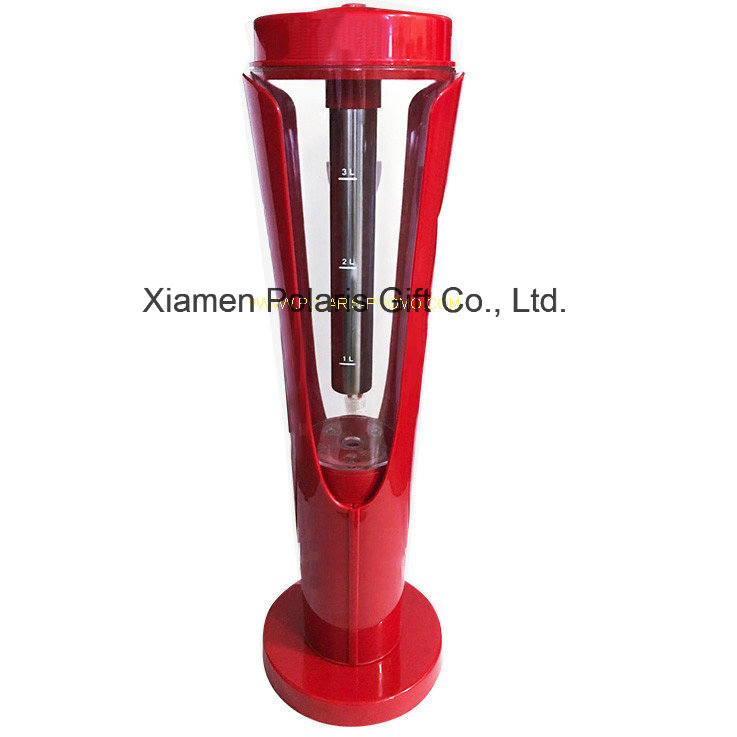 Пластиковая пивная башня-диспенсер для стола, 3 л