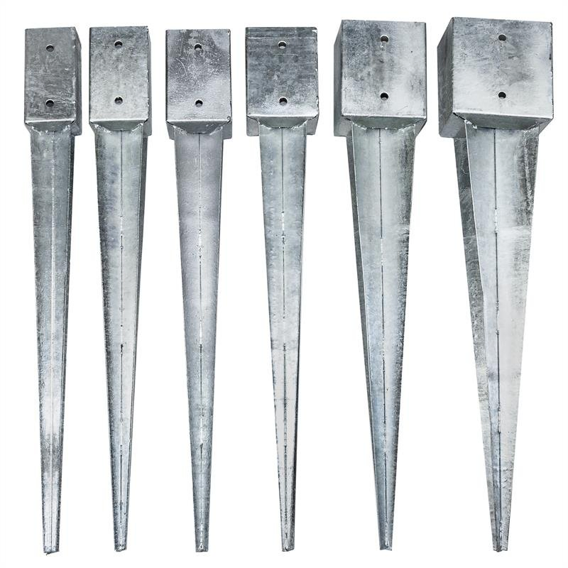 Besto Square Ground Anchor 71X71X900mm