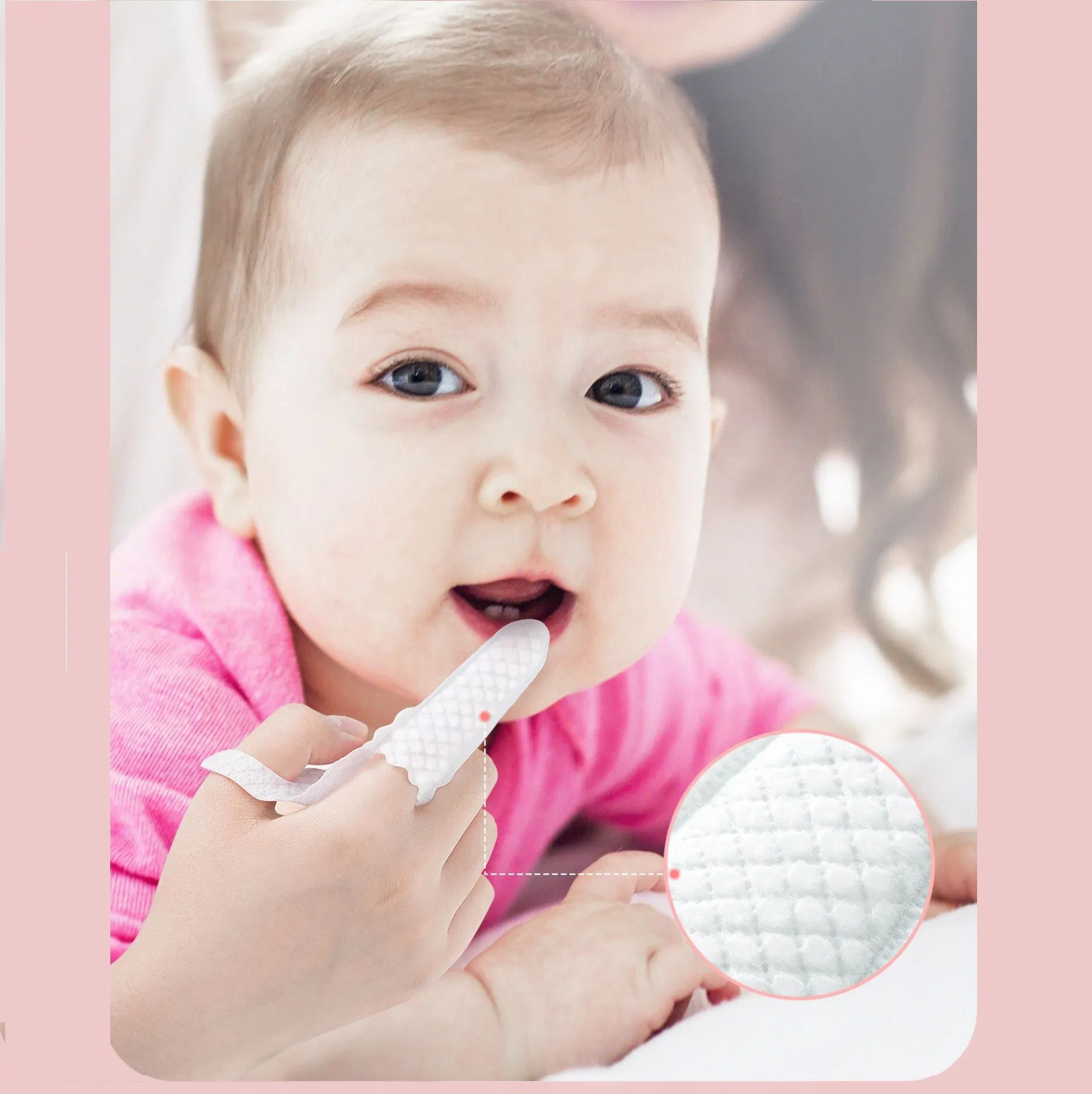 Eco-Friendly Baby Oral Cleaner Disposable Finger Set Toothbrush Massage The Gums