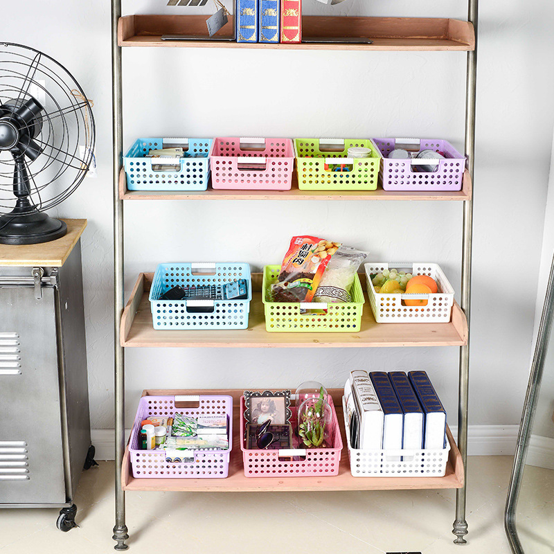 Rattan Basket Desktop Small Basket Sundries Classification Storage Basket Plastic Storage Basket