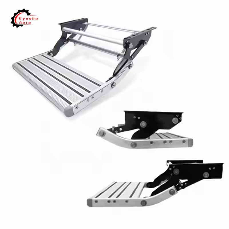 High Quality Thick Foldable Non-Slip Caravan Motorhome Trailer Step Aluminum Alloy Steel Accessories Campers Motorhomes