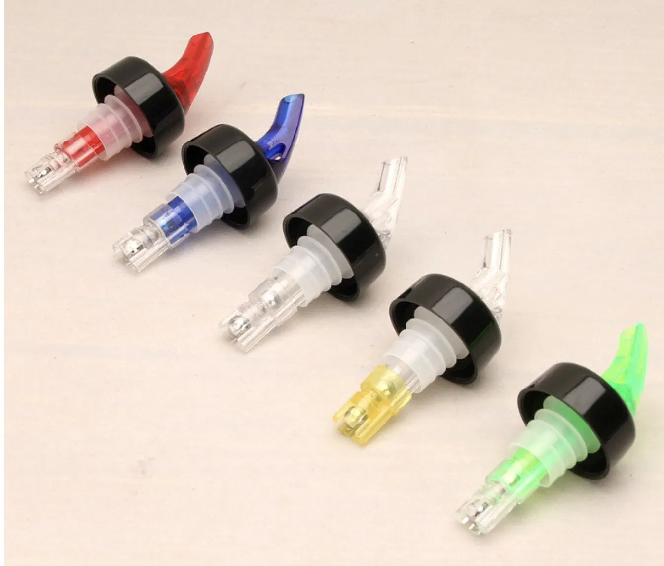 Plastic Wine Measured Pourer with 10ml 20ml 30ml 40ml 50ml 60ml Capacity