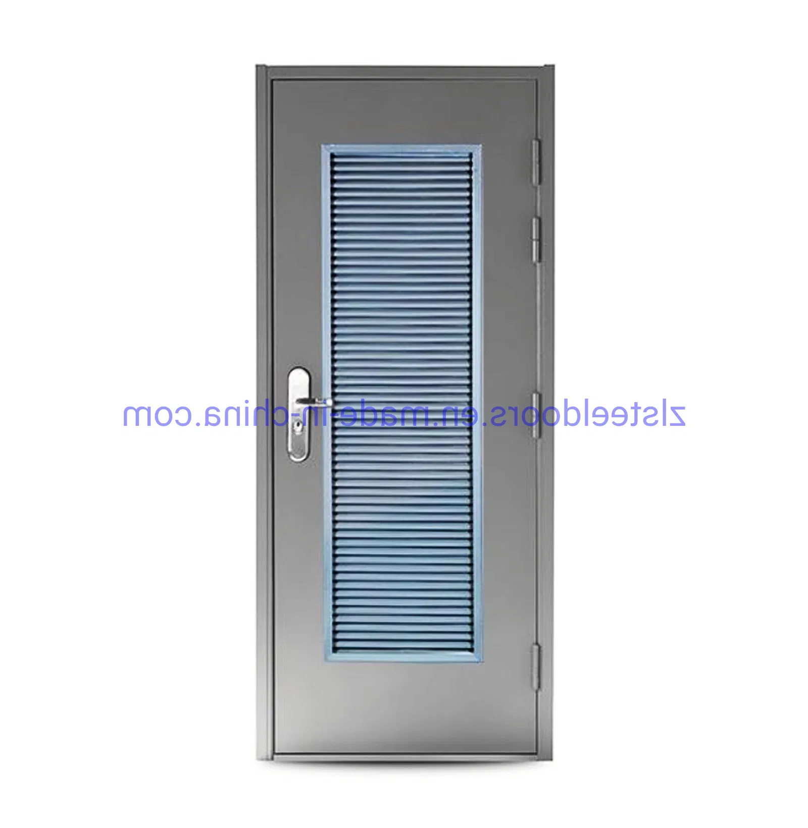 Steel Stainless Standard Custom Aluminum Single Hinged Swing Exterior Aluminium Louver Doors