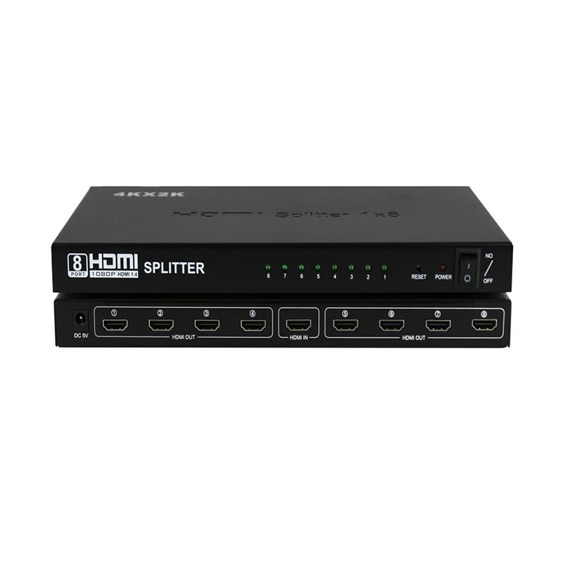 HDMI Splitter 8way, One Input Eight Output