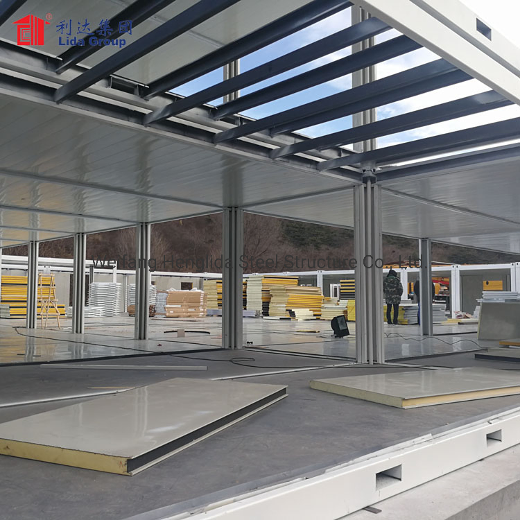 Prefabricated Steel Frame Standard Tiny Container Modular Kit House