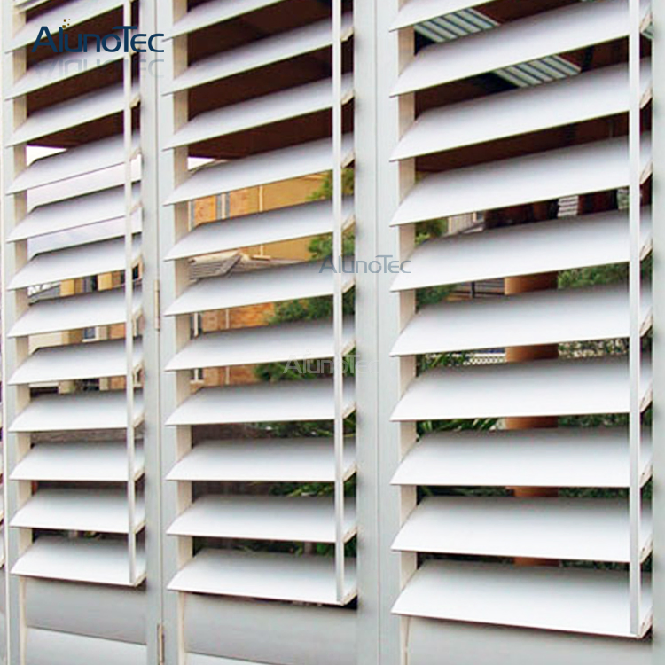 Aluminum Sliding Louver Windows Exterior Sliding Aluminum Louver