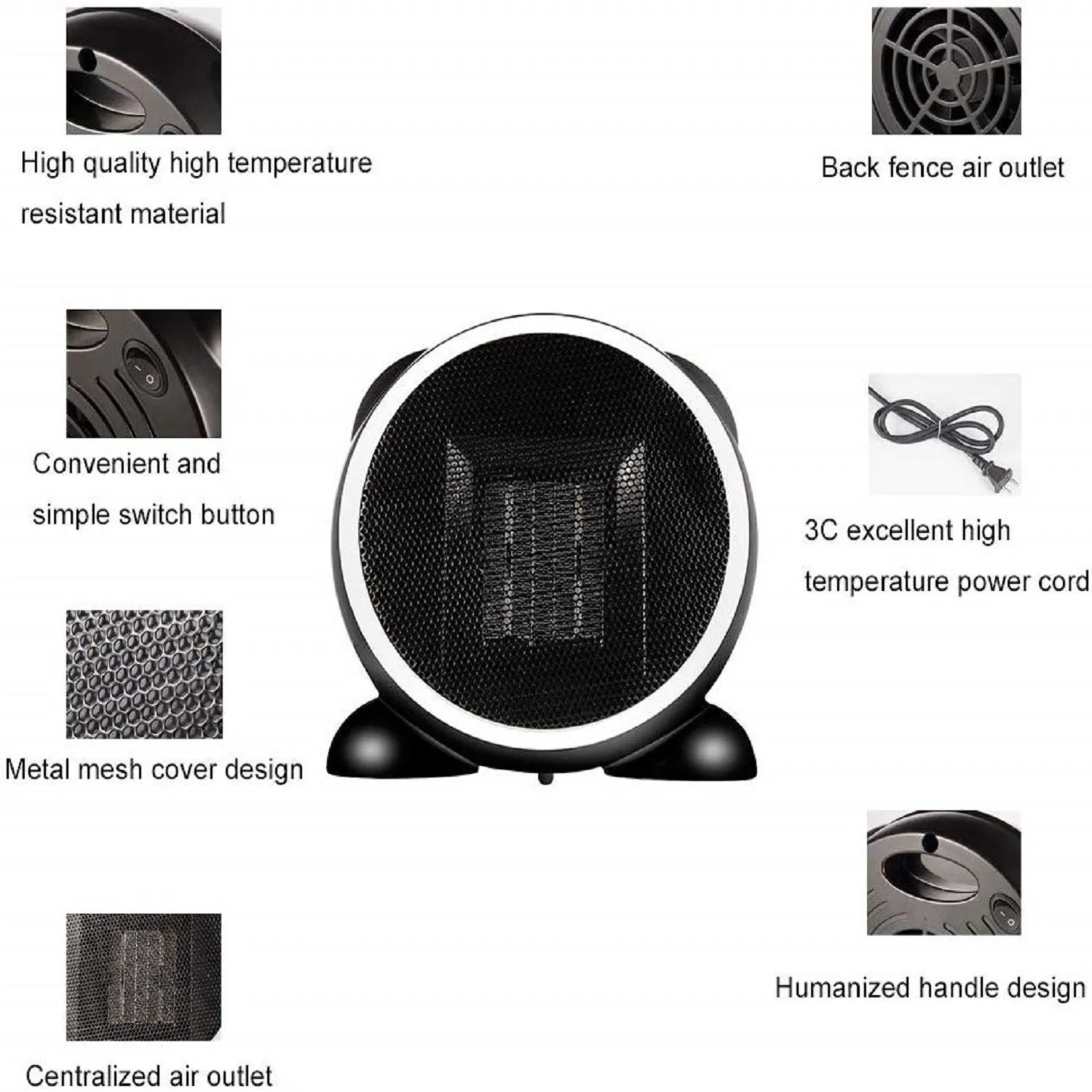 Expert Manufacturer of Electric Heater Portable for Office with RoHS