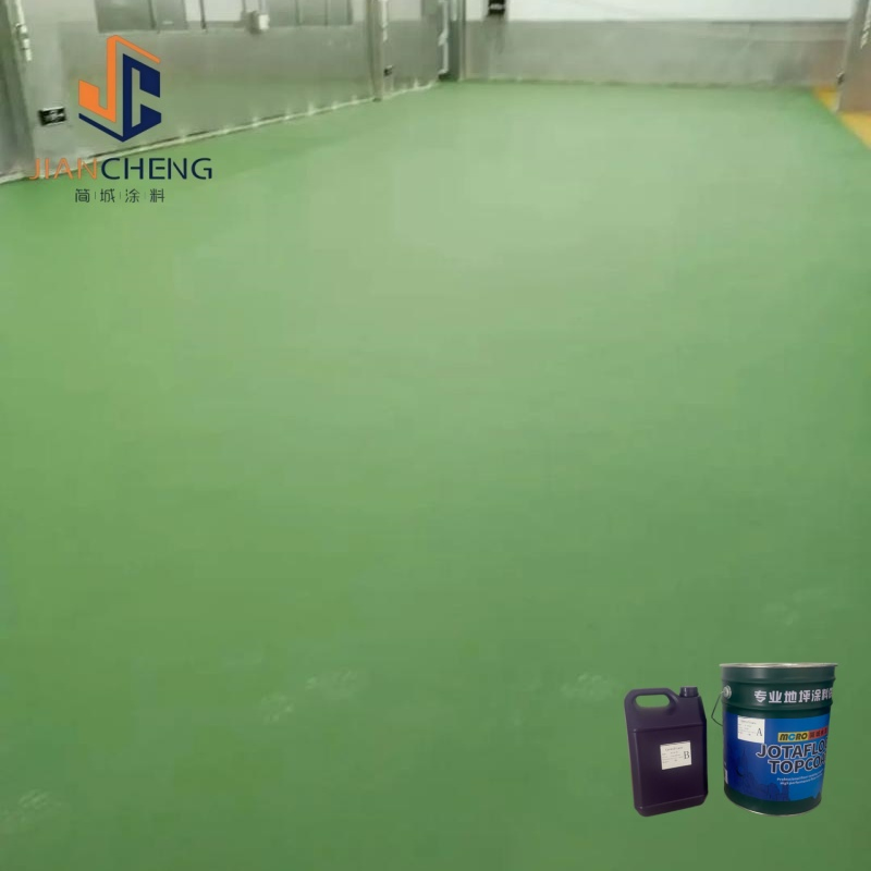 Green Polyurethane Cement Anti-Skid Wear-Resistant Paint System