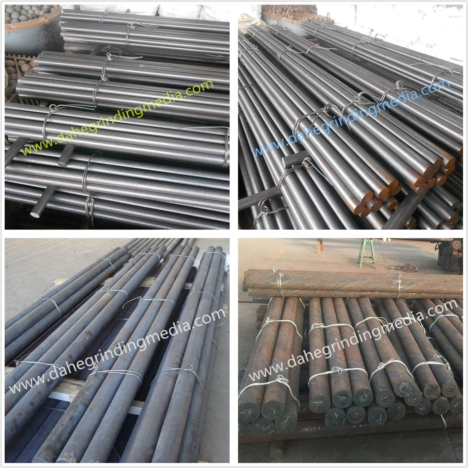 Supply Grinding Media Steel Rods Used in The Rod Mill