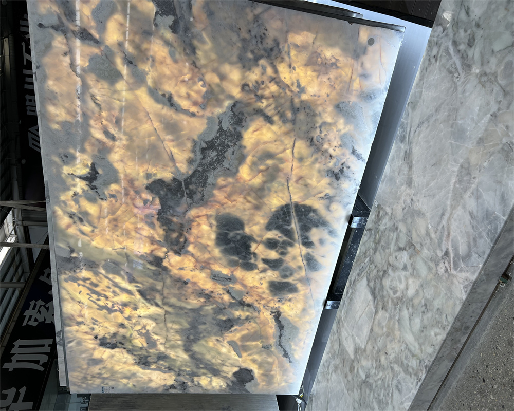 2024 New Popular New Picasso Ntaural Stone Nonopaque Polished Background Wall Flooring Tiles Slabs