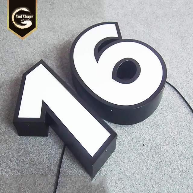 Outdoor Storefront Business Signs 3D Acrylic Company Illuminated Channel Letters Signage