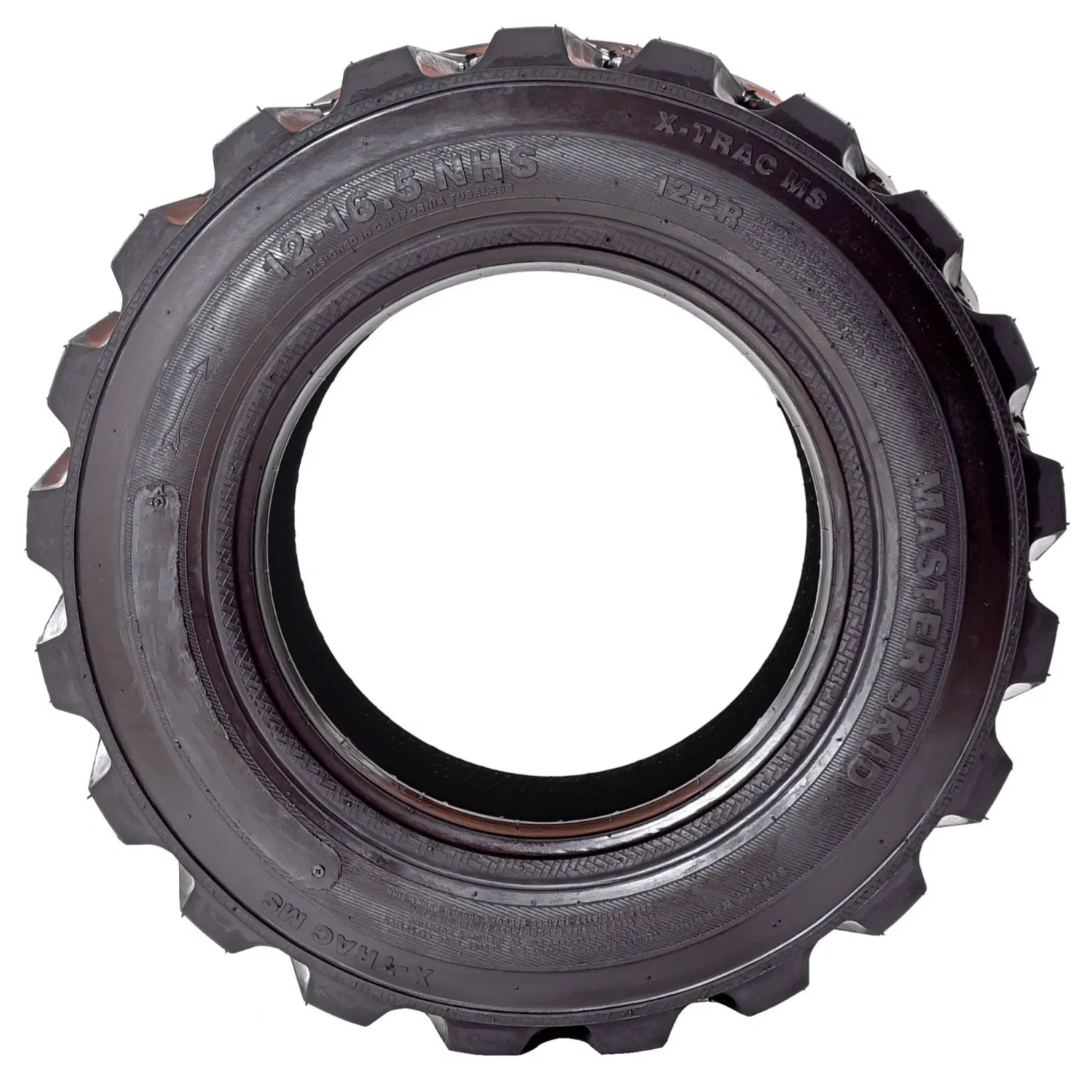 12-16.5 Skid Steer Tire for Industrial and OTR Use, ISO 9001:2015 Certified