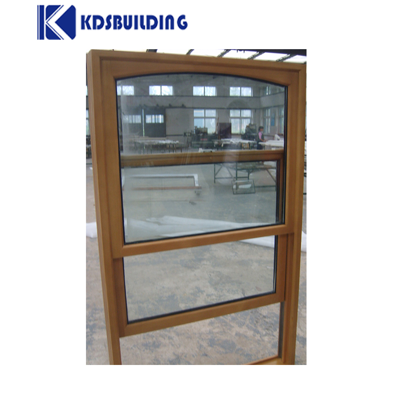  Best America Style Waterproof Soundproof Wooden Sash Wood Double Hung Windows