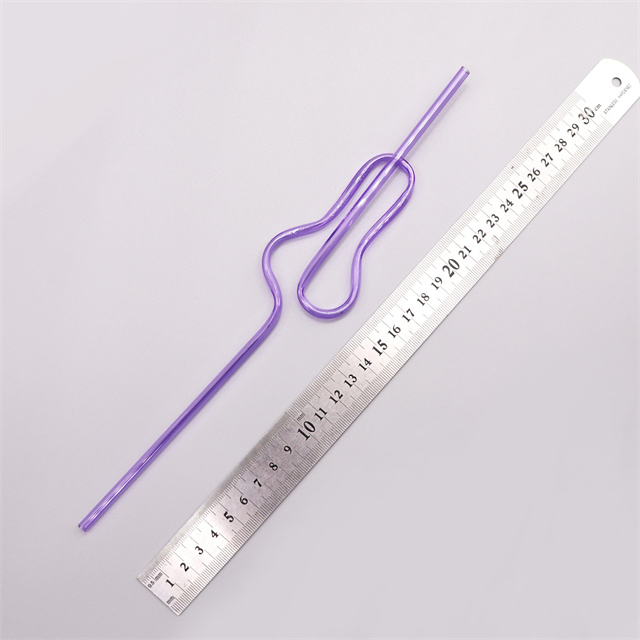 Wholesale Swirly Loop Plastic Drinking Sipping Straw Wedding Bachelorette Party Decorations Bride to Be Bridal Shower Supplies