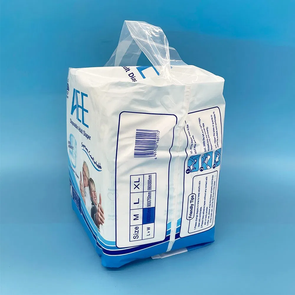 Manufacturer Hot Sale Disposable Premium with Printed Low Price Wholesales Adult Diapers