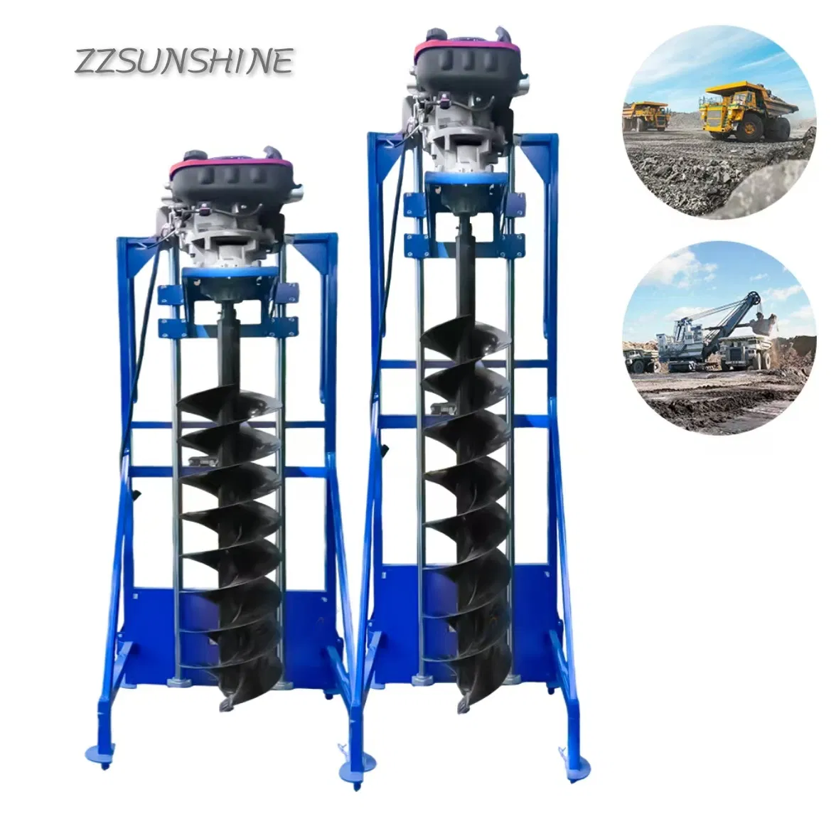 Garden Tools Chainsaw Trench Digger Factory Price Well Digger Machine Construction Hole Digger Machine