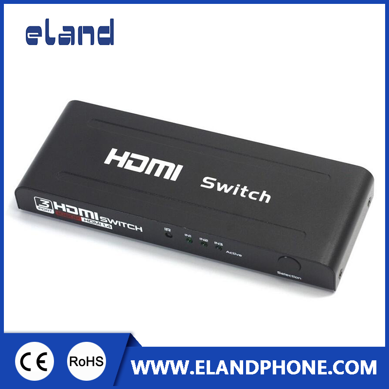 HDMI-коммутатор 3x1, 1080P, с пультом