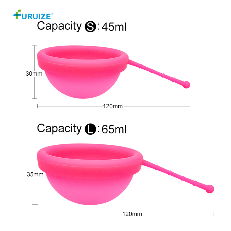 100% Medical Grade Silicone Menstruation Cup Wholesale Reusable Custom Reusable Medical Wholesale Copa Comfortable Women Silicone Menstrual Disc