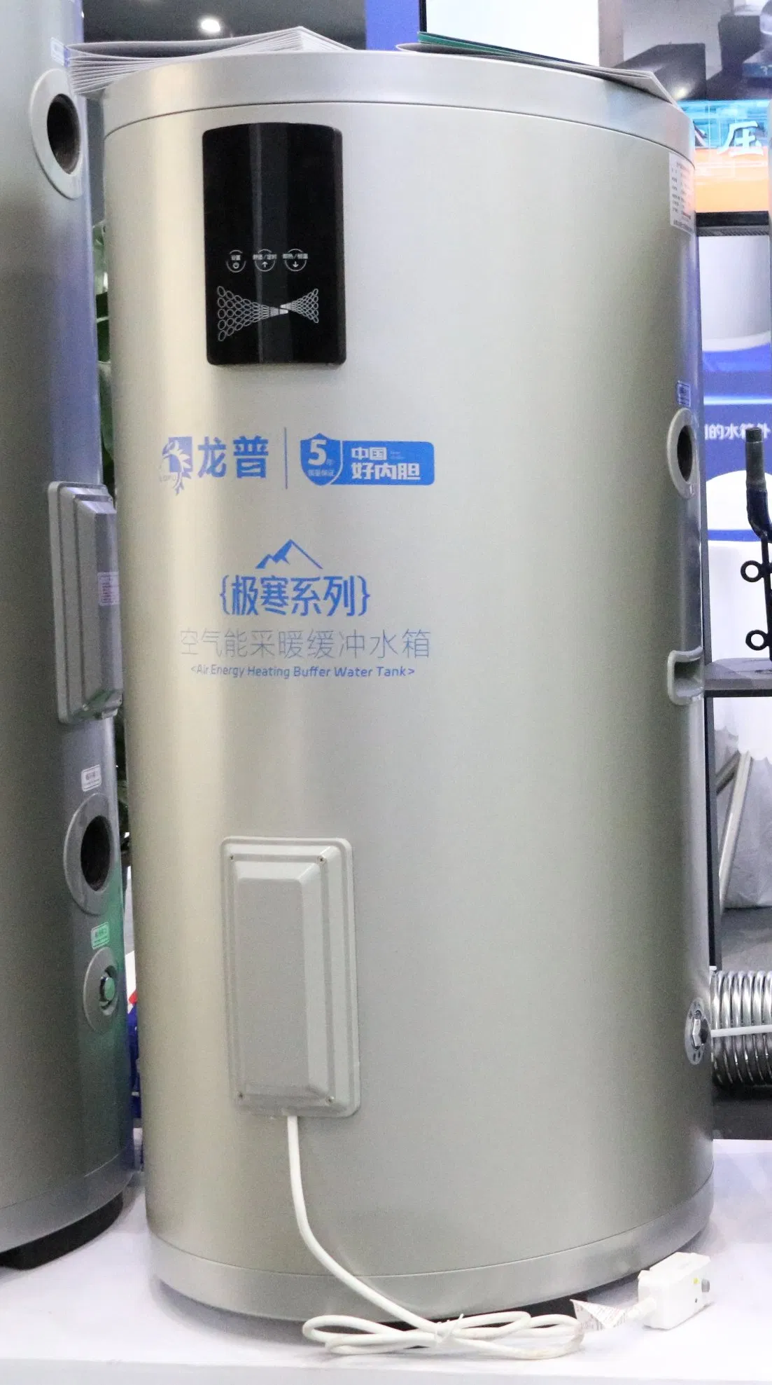 Factory Price Isulation Layer 65mm Cold Region 200L Air Source Heat Pump Enamel Buffer Water Tank