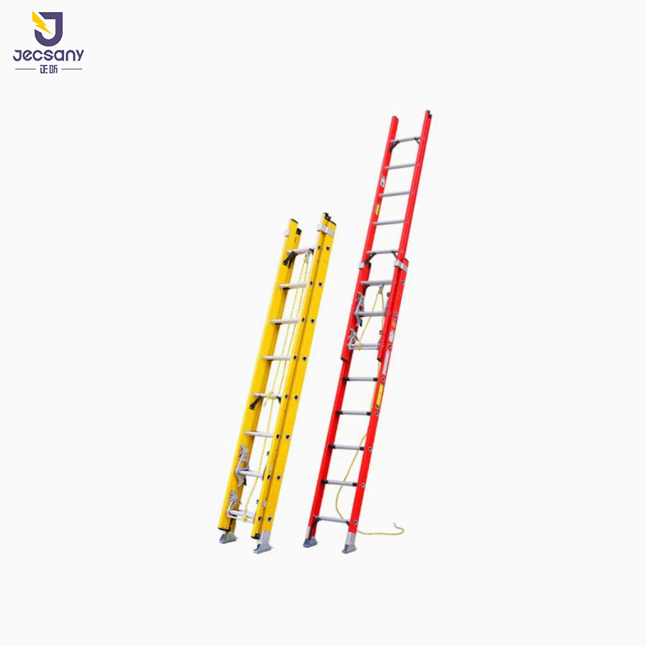 6FT 12m 16FT 20 Steps Insulating Telescopic Extension Fiberglass Ladder FRP Ladder