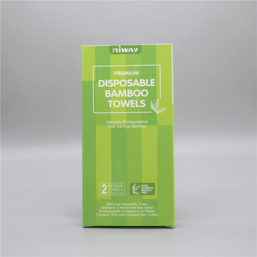 Eco-Friendly Disposable Bamboo Towels, 100% Biodegradable, Soft & Absorbent