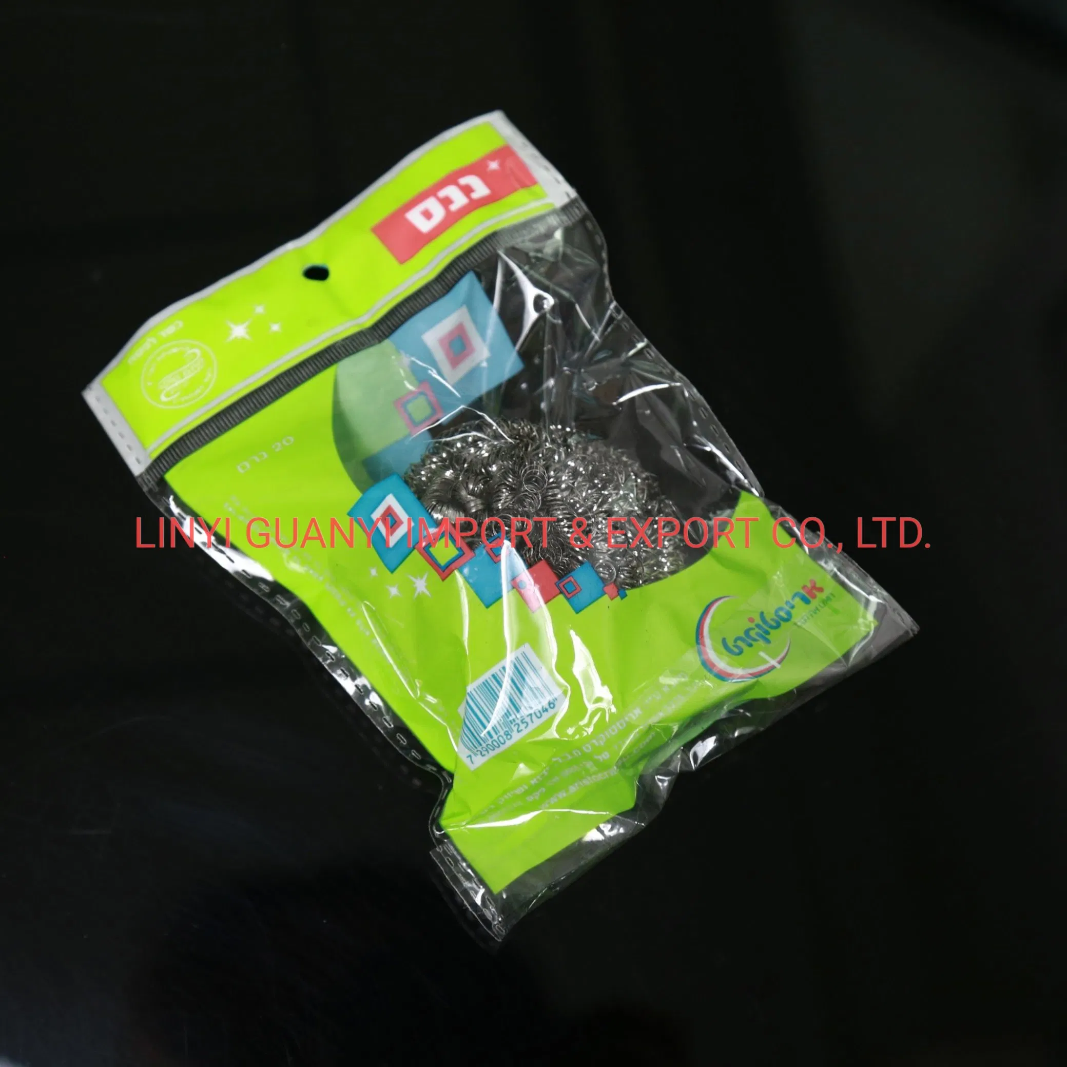 Galvanized Steel Wire Metal Pot Mesh Scourer Iron Sponge Scrubber Wholesale