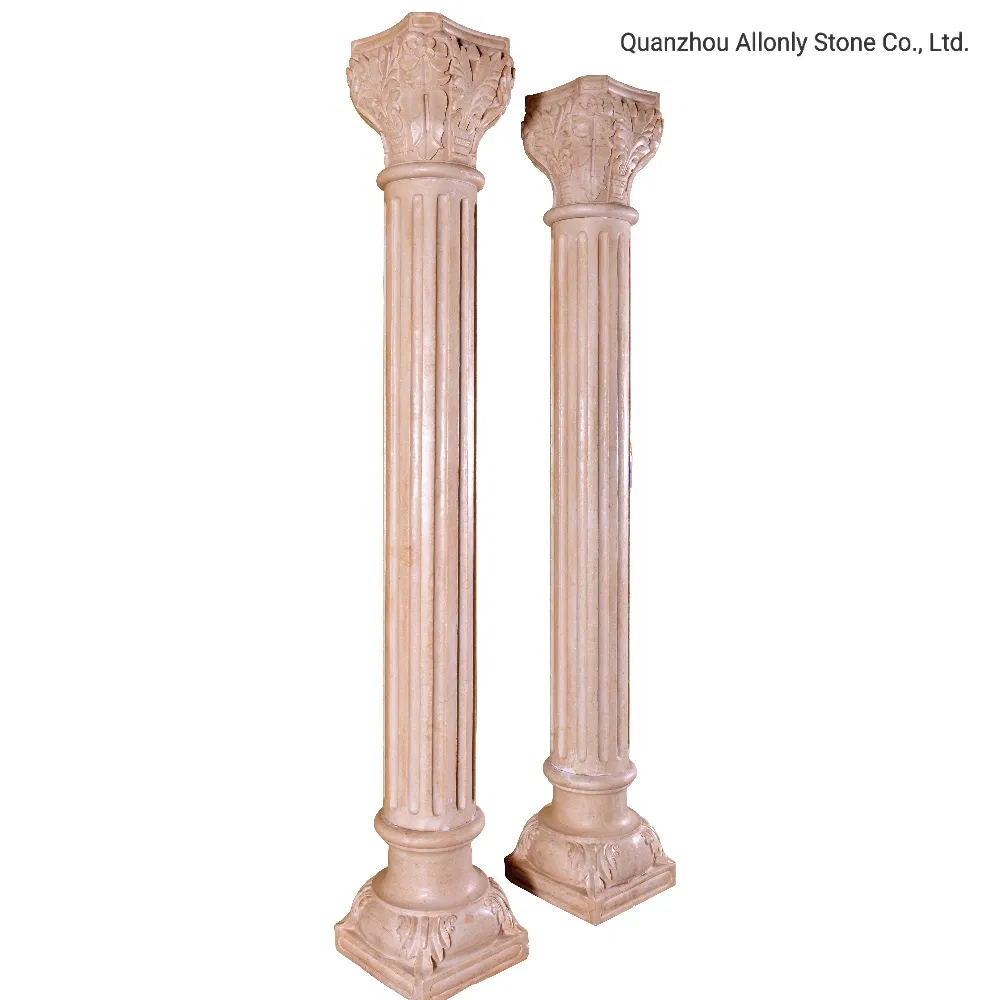 Indoor House Carving Marble Column Granite Pillar Stone Pillar Square