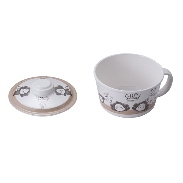 Детская кружка с крышкой и мультяшным рисунком, 800 мл