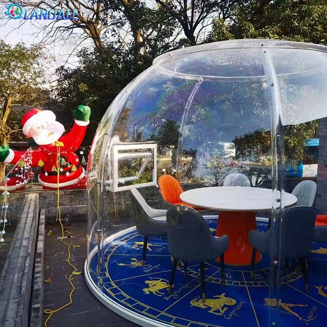 Factory Supply Outdoor Commercial Dome Hotel House Glass PC Polycarbonate Houses Dome 4m PC Outdoor Polycarbonate Dome
