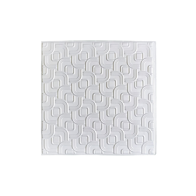 EPS White Square Ceiling Interior Decoration Moulding Construction Material