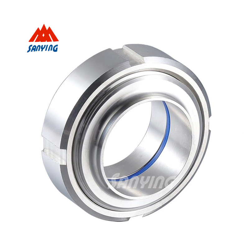 SMS DIN11851 SS304 316 Sanitary Stainless Steel Union Set Pipe Fittings