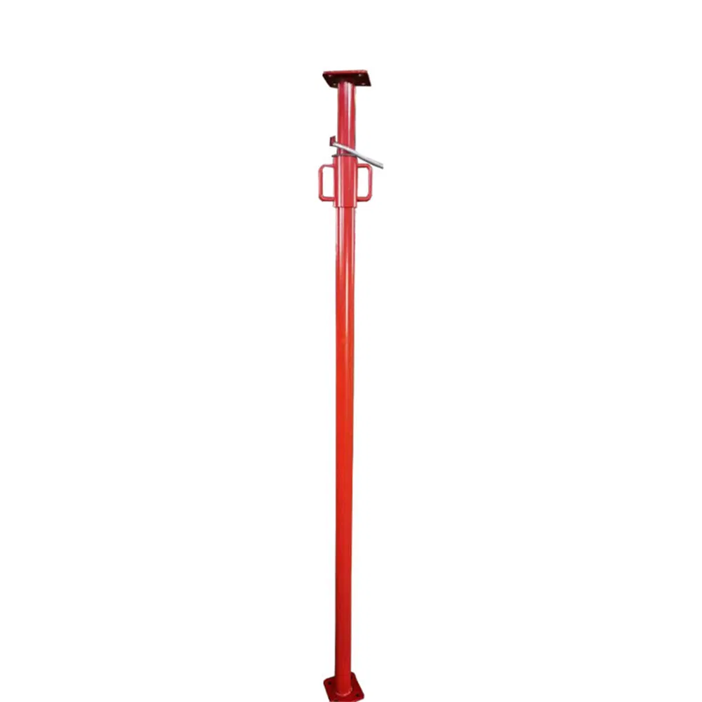 Red Steel Support, Q195/Q235/Q345, with Durable Spray-Painted Finish